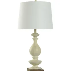 Table Lamps-Kirkland's Home Carved Traditional Table Lamp White