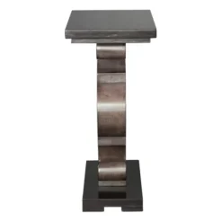 Accent & End Tables-Kirkland's Home Carved Wood Decorative Accent Table Brown