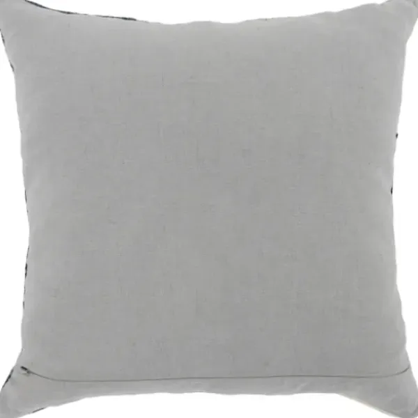 Pillows-Kirkland's Home Casey Navy Color Block Throw Pillow Blue/Ivory/Gray