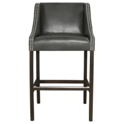 Bar Stools & Counter Height Stools-Kirkland's Home Castaic Barstool Gray