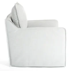 Accent Chairs-Kirkland's Home Celine Sky Swivel Down Armchair Gray