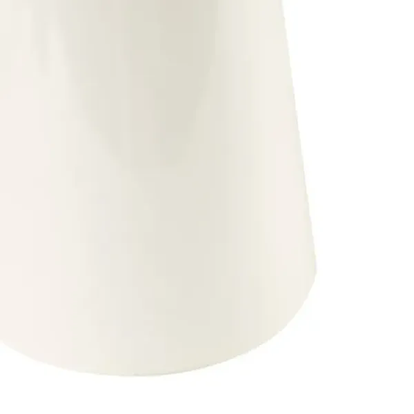 Table Lamps-Kirkland's Home Ceramic And Wood Cone Table Lamp White