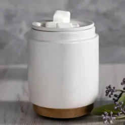 Home Fragrance-Kirkland's Home Ceramic Wax Warmer White