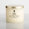 Candles-Kirkland's Home Chai Latte Triple Wick Jar Candle White