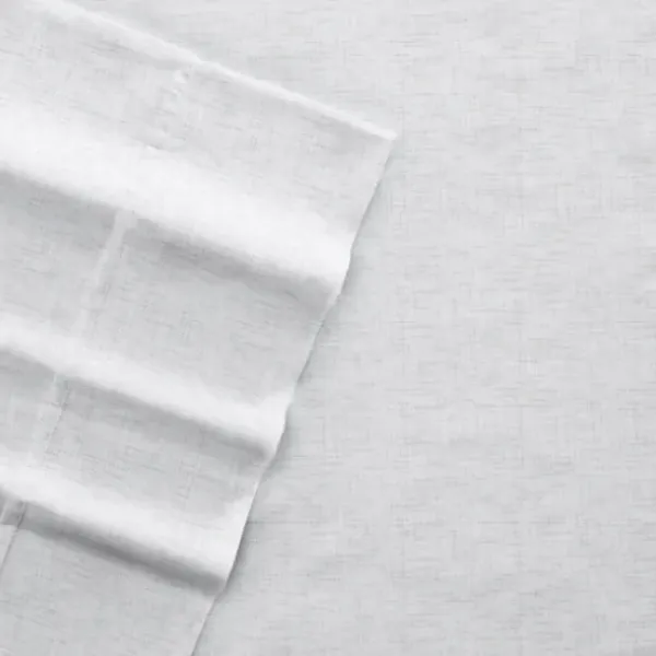 Bed Sheets-Kirkland's Home Chambray 4-Pc. California King Sheet Set White