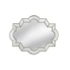 Decorative Mirrors-Kirkland's Home Champagne Silver Curved Frame Wall Mirror