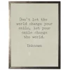Wall Quotes & Signs-Kirkland's Home Change The World Dr. Seuss Quote Framed Art Print Tan