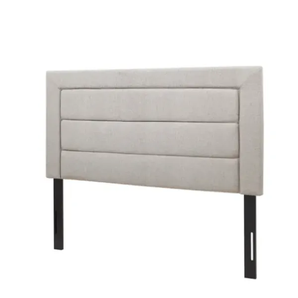 Beds & Headboards-Kirkland's Home Channel Tufted King Headboard Gray