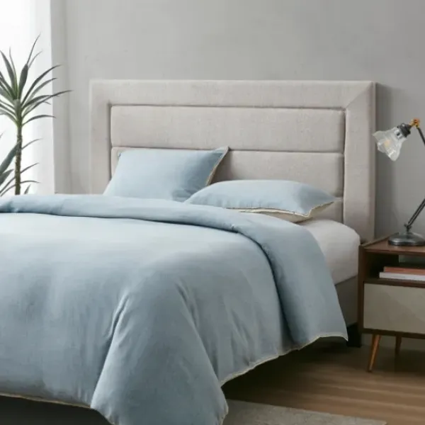 Beds & Headboards-Kirkland's Home Channel Tufted King Headboard Gray