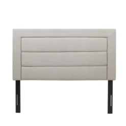 Beds & Headboards-Kirkland's Home Channel Tufted King Headboard Gray