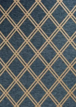 Outdoor Rugs-Kirkland's Home Charcoal Embellished Outdoor Area Rug, 5X8 Gray