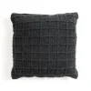 Pillows-Kirkland's Home Charcoal Knit Cotton Pillow Gray