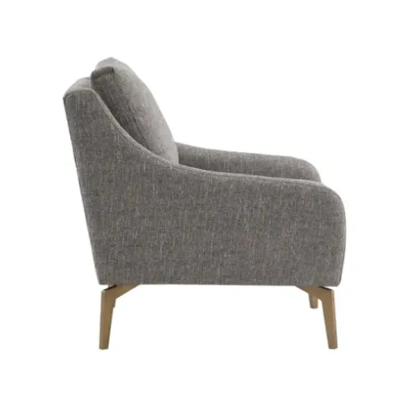 Accent Chairs-Kirkland's Home Charlene Oatmeal Accent Chair Gray