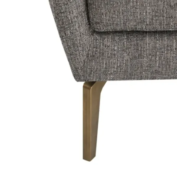 Accent Chairs-Kirkland's Home Charlene Oatmeal Accent Chair Gray