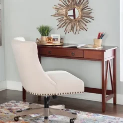 Office Furniture-Kirkland's Home Charleston Antique Tobacco Desk Brown