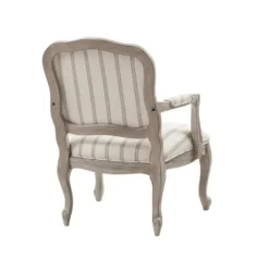 Accent Chairs-Kirkland's Home Chaucer Stripe Accent Chair Tan
