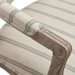 Accent Chairs-Kirkland's Home Chaucer Stripe Accent Chair Tan