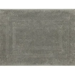 Bathroom Rugs-Kirkland's Home Chenille Chain Stitched Bath Mat, 40 In. White