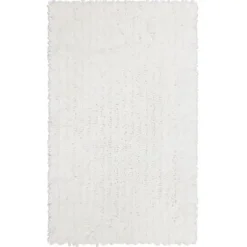 Bathroom Rugs-Kirkland's Home Chenille Chain Stitched Bath Mat, 30 In. Black