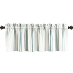 Curtains & Drapes-Kirkland's Home Chenille Chevron Curtain Panel Set, 84 In. White