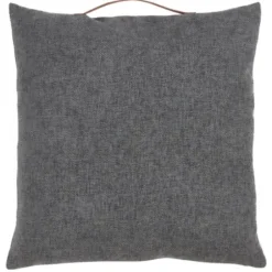 Pillows-Kirkland's Home Chenille Handle Pillow Gray
