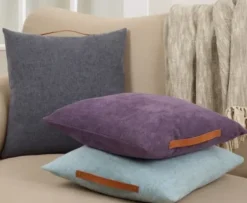 Pillows-Kirkland's Home Chenille Handle Pillow Gray