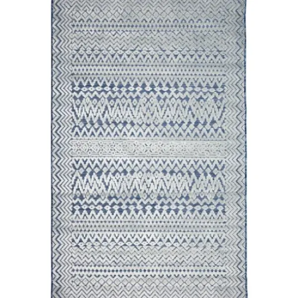 Shower Curtains-Kirkland's Home Chenille Trellis Shower Curtain White
