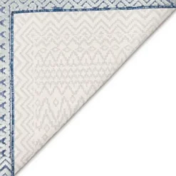Shower Curtains-Kirkland's Home Chenille Trellis Shower Curtain White