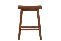 Bar Stools & Counter Height Stools-Kirkland's Home Chestnut Sonoma Saddle Counter Stools, Set Of 2 Brown