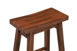 Bar Stools & Counter Height Stools-Kirkland's Home Chestnut Sonoma Saddle Counter Stools, Set Of 2 Brown