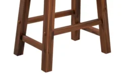 Bar Stools & Counter Height Stools-Kirkland's Home Chestnut Sonoma Saddle Counter Stools, Set Of 2 Brown