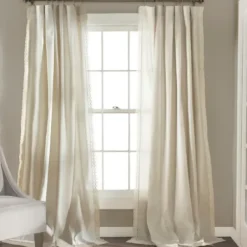 Curtains & Drapes-Kirkland's Home Chevron 2-Pc. Curtain Panel Set, 84 In. Gray