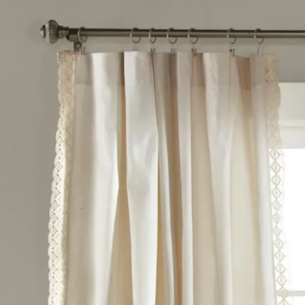 Curtains & Drapes-Kirkland's Home Chevron 2-Pc. Curtain Panel Set, 84 In. Gray