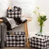 Baskets & Boxes-Kirkland's Home Chicken Wire And Buffalo Check Baskets, Set Of 3 Black/White