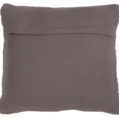 Pillows-Kirkland's Home Chindi Woven Jute Throw Pillow Brown