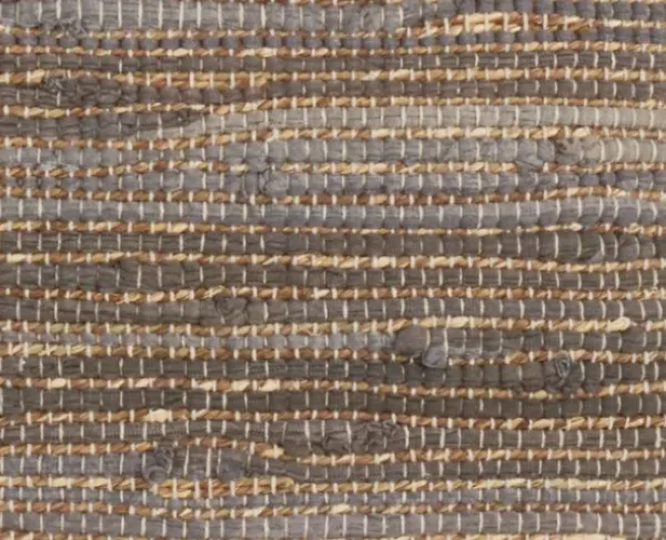 Pillows-Kirkland's Home Chindi Woven Jute Throw Pillow Brown
