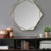 Decorative Mirrors-Kirkland's Home Chloe Gold Metal Wall Mirror