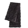 Blankets & Throws-Kirkland's Home Chocolate Fluffy Faux Fur Cotton Throw Brown