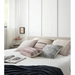 Pillows-Kirkland's Home Chris Loves Julia X Loloi Burgundy Darcy Pillow Red/Purple/Ivory