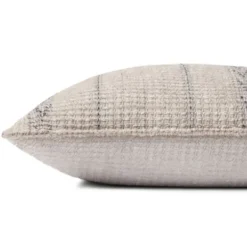 Pillows-Kirkland's Home Chris Loves Julia X Loloi Striped Athena Pillow Ivory/Black