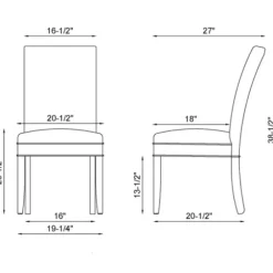 Dining Chairs-Kirkland's Home Cianna Cream 2-Pc. Upholstered Dining Chair Set Tan