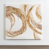 Canvas Art-Kirkland's Home Circle Abstract Canvas Art Print Gold