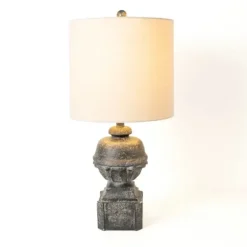 Table Lamps-Kirkland's Home Claire Charcoal Table Lamp Gray