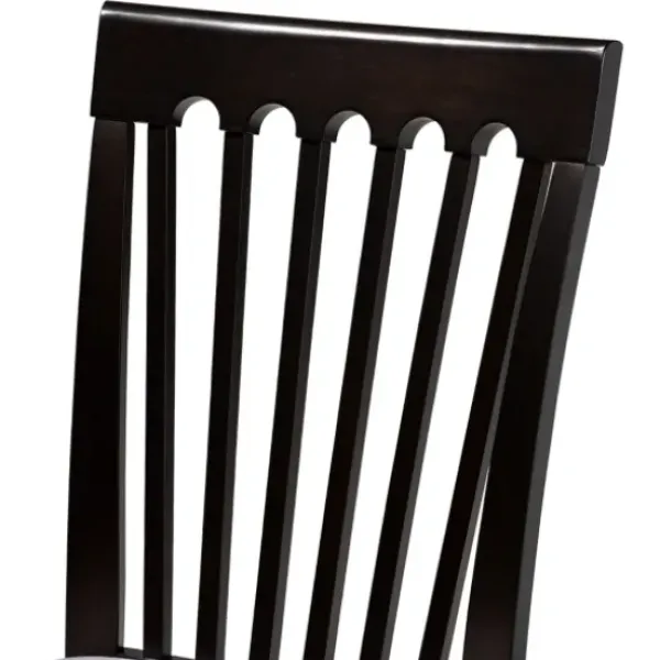 Dining Sets-Kirkland's Home Classic Black Round Wood 5-Pc. Dining Set Gray
