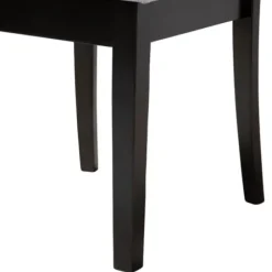 Dining Sets-Kirkland's Home Classic Black Round Wood 5-Pc. Dining Set Gray