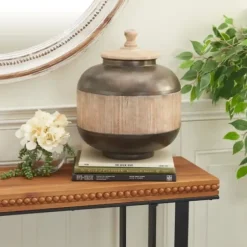 Decorative Bowls & Jars-Kirkland's Home Clear Glass Jars With Decorative Lids, Set Of 3 Clear/Silver