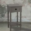 Accent & End Tables-Kirkland's Home Cloud Spindle Side Table Gray