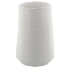 Vases-Kirkland's Home Coastal Scalloped Vases, Set Of 3 White/Blue