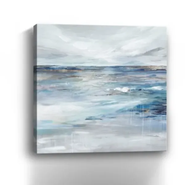 Canvas Art-Kirkland's Home Coastal Sense Canvas Art Print, 30X30 In. Gray/Blue