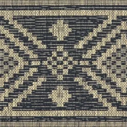 Outdoor Rugs-Kirkland's Home Coastal Stripes Outdoor Area Rug, 7X9 Blue/Gray